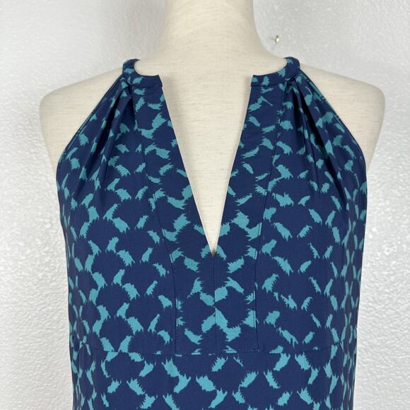 Donna Morgan Blue and Red Maxi Dress - Picture 8 of 14